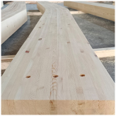 木屋材料 胶合木厂家定做集成材 弧形胶合木