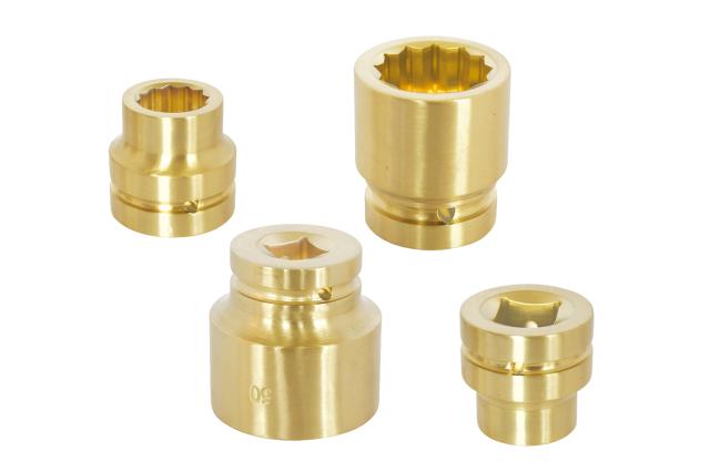 邦拓防爆工具  防爆1-1/2寸方风动液压套筒头 1寸方加长加深套筒头  订做套筒头厂家制作