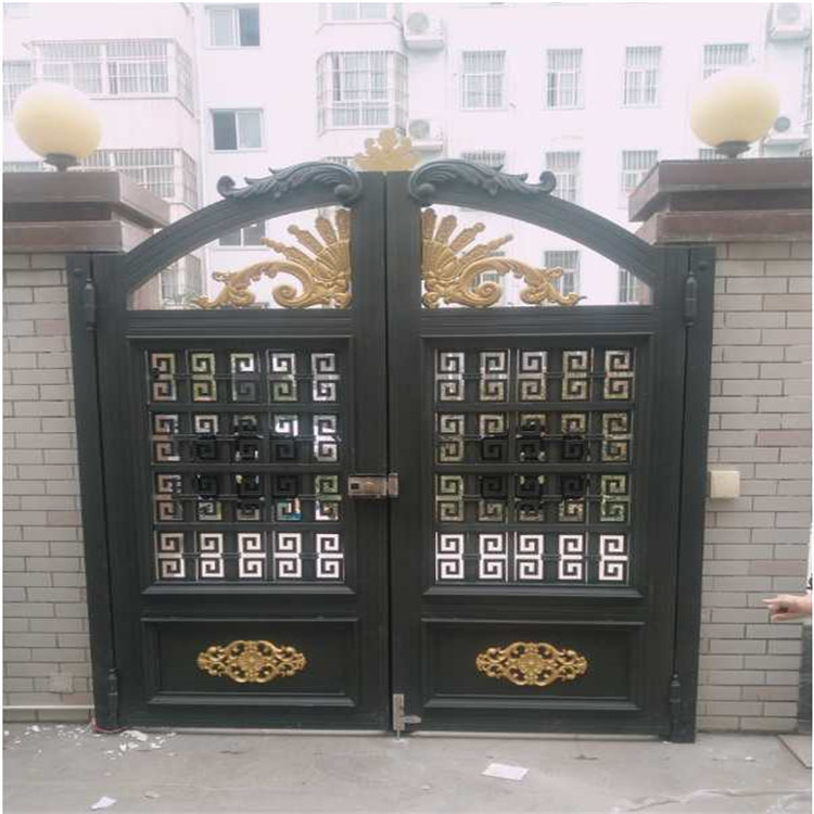 供货商铝合金门 安装价格 庭院铝艺大门 久皓