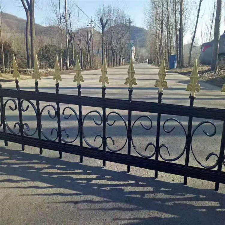 久皓制造 小区锌钢护栏 量大优惠 庭院铁艺锌钢护栏