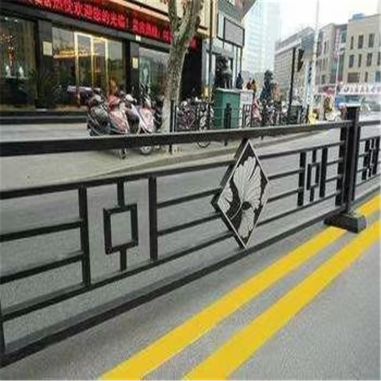 定制双横梁围墙栏杆  久皓  市政道路护栏款式多样