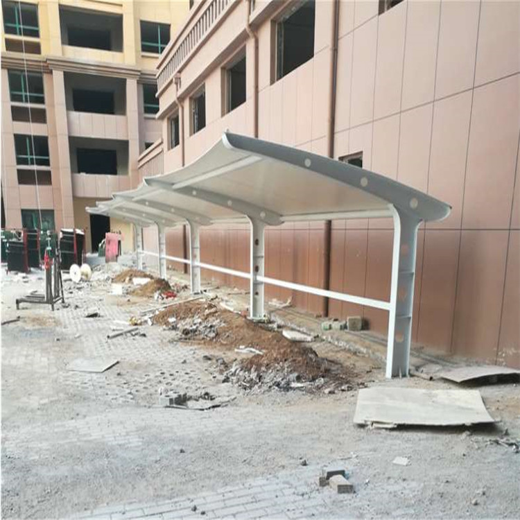 久皓品牌  膜结构雨棚  厂家直销  停车场汽车电动车车棚