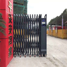 厂家现货遥控电动伸缩门安装工艺   久皓智能电动伸缩门