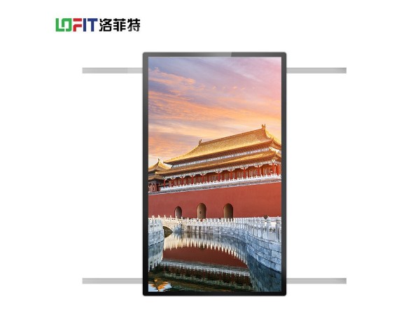 滑轨屏智能互动65寸电动导轨显示屏 党建展厅科技馆红外触控屏 65寸滑轨屏