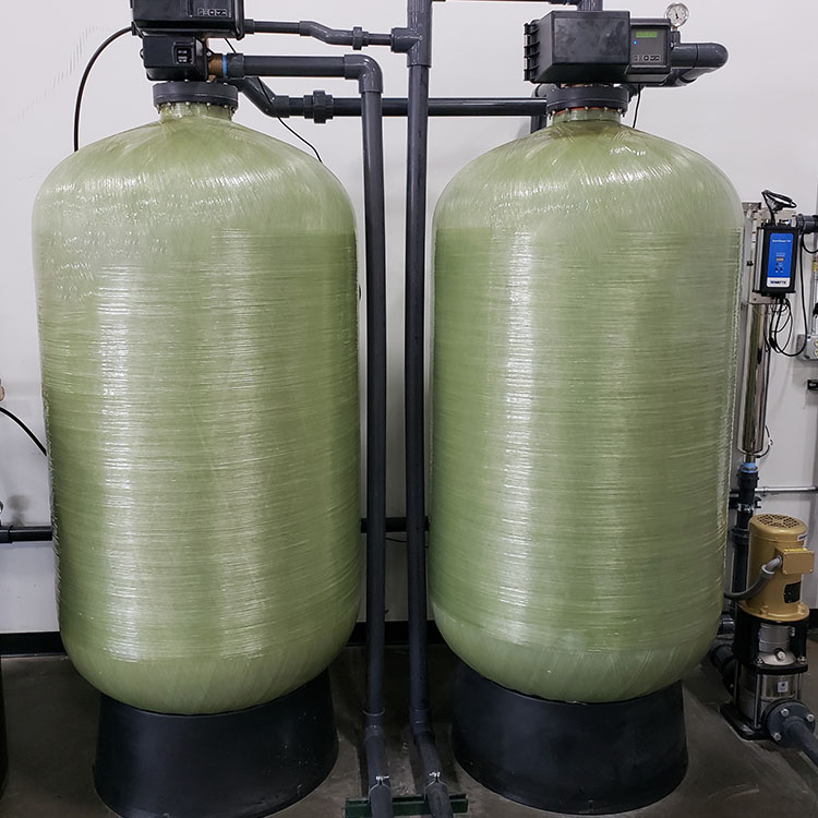 蒸汽锅炉全自动软水处理器流量型软水处理器双阀双罐软水处理器
