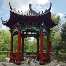 价格美丽 景区休闲亭子 定制厂家 仿古亭子  久皓