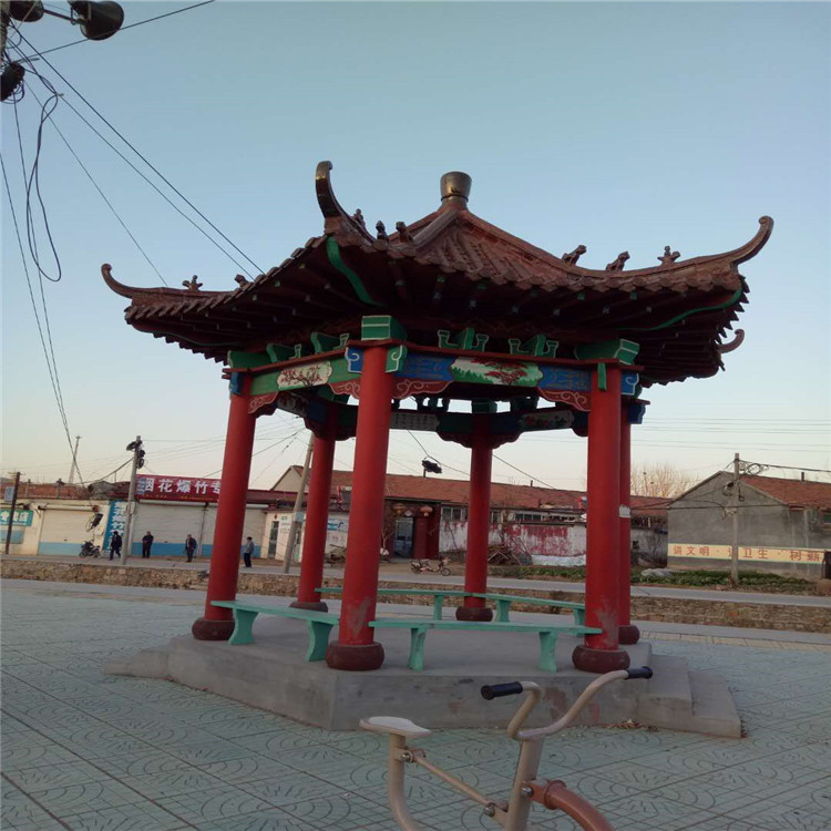 价格美丽 新农村建设凉亭 定制厂家 新中式亭子  久皓