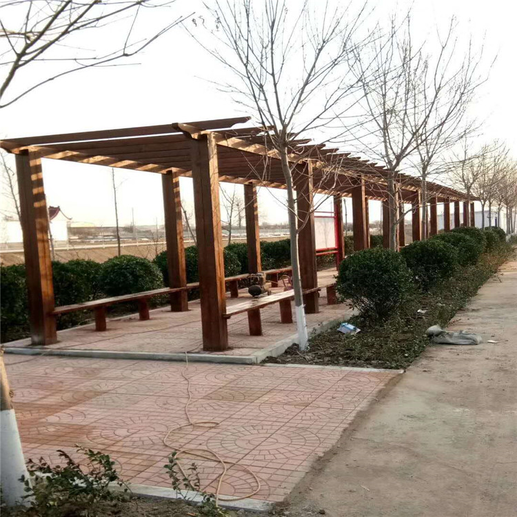价格美丽 园林景区公园廊亭 厂家价格 六角亭廊  久皓