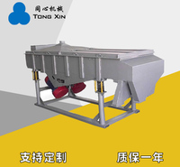 新乡同心直线振动筛水泥化工颗粒直线筛分机化肥炭素固体颗粒直线振动筛厂家质保一年