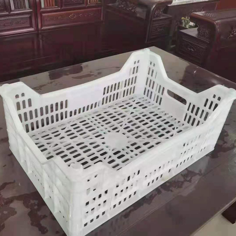 蘑菇塑料筐 食物运输胶筐厂家批发 网眼筐厂家批发