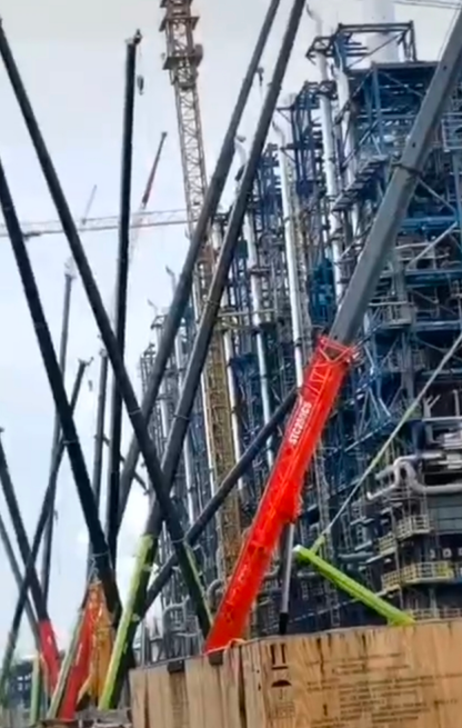 凤城市8-450吨吊车出租电话 厂房设备吊装价格 包月租报价