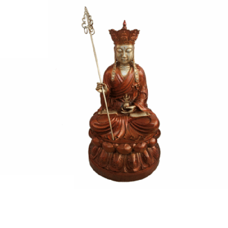 铸铜雕塑 铸铜地藏王菩萨 镀金地藏王佛像 寺庙摆件