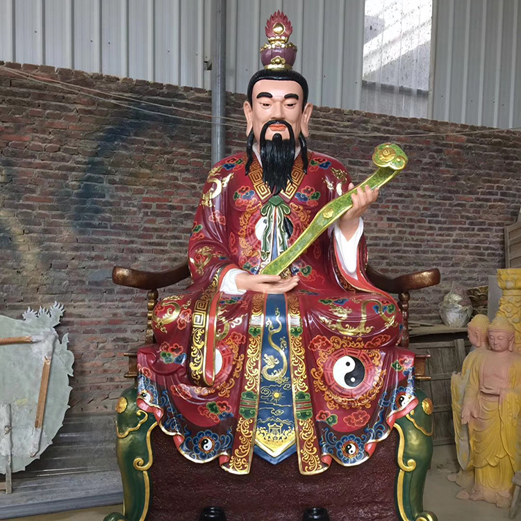 道教神像三清 太上老君铜雕佛像  铸铜雕塑 铸铝雕塑