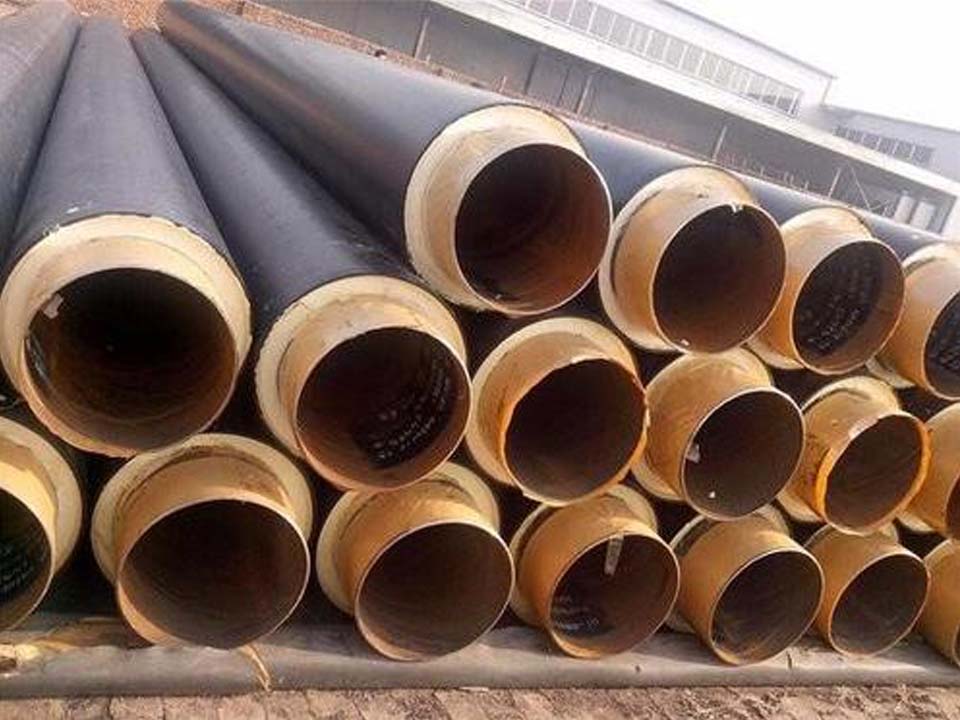 聚氨酯直埋保温镀锌钢管福建Q235B和Q355B聚氨酯黑夹克镀锌钢管最新报价