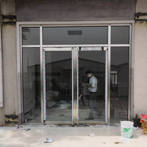 航为装饰 不锈钢有框玻璃门 厂家定制 杭州本地厂家 周边地区均可配送