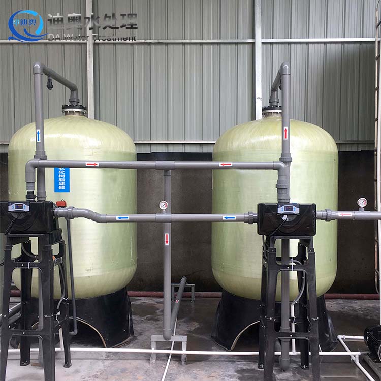 热水锅炉全自动软化水系统流量型软化水系统单阀单罐软化水系统