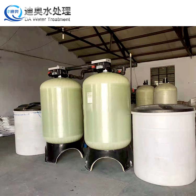 小型锅炉全自动软水处理装置流量型软水处理装置双阀双罐软水处理装置
