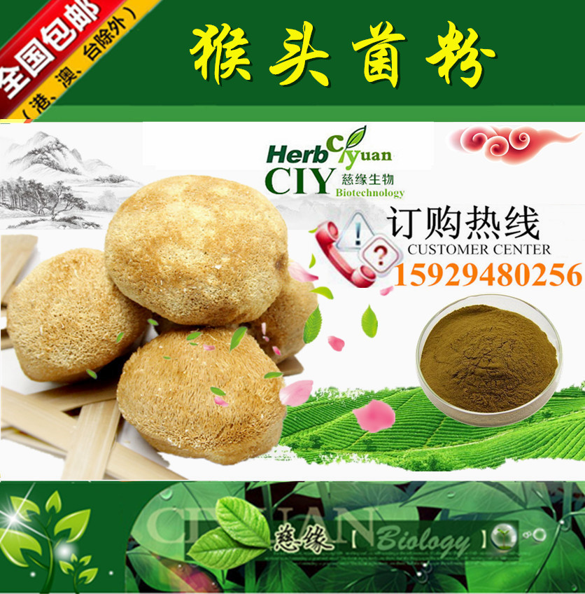 慈缘生物 SC厂家 猴头菌提取物 猴头菌粉 猴头菇提取物 猴头菇粉