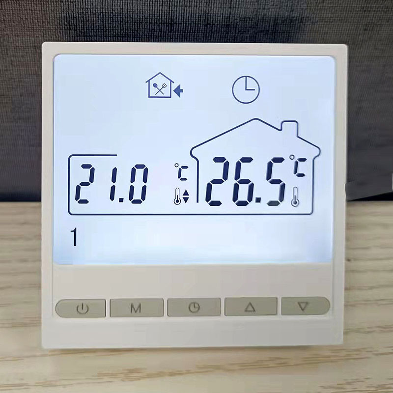 智能WIFI电采暖远程控制温控器面板编程定时25A