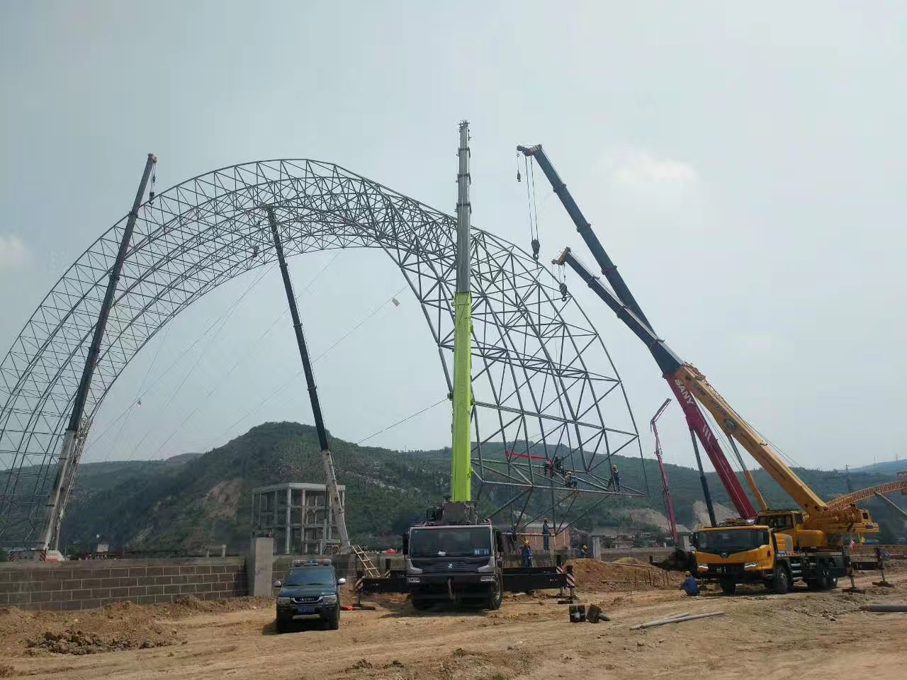 船山区8至130吨吊车租赁 桥梁吊装价格 年租报价