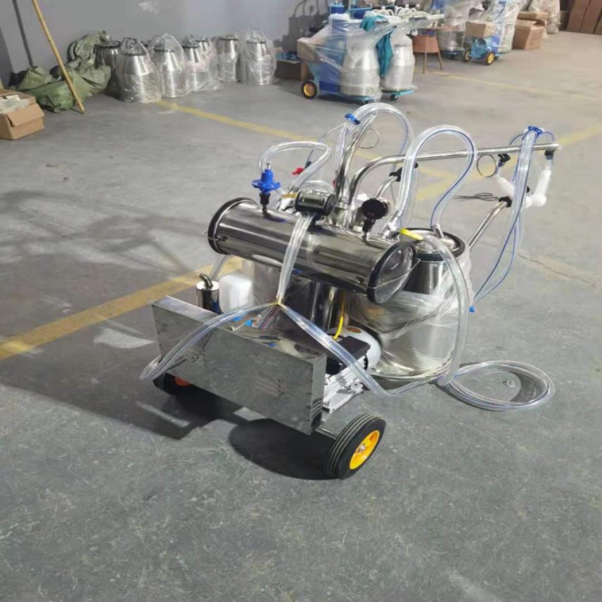 慧采不锈钢单桶挤奶机 羊奶挤奶机 家庭用小型挤奶机