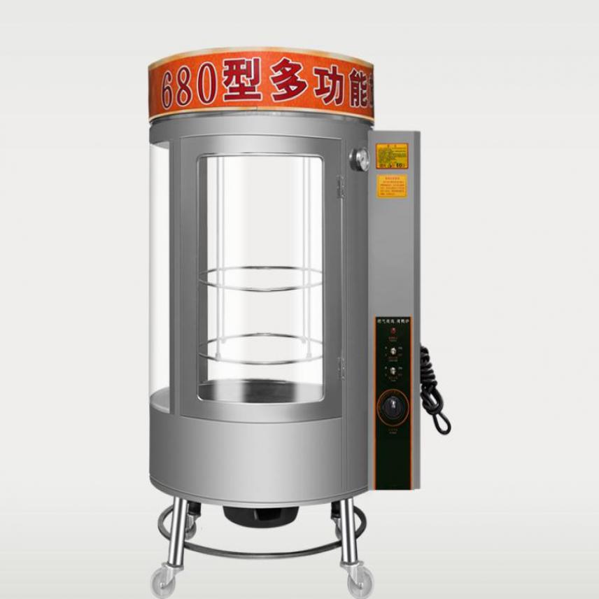 慧采烤鸡炉 燃气木炭烤鸭炉 立式脆皮烤鸭炉