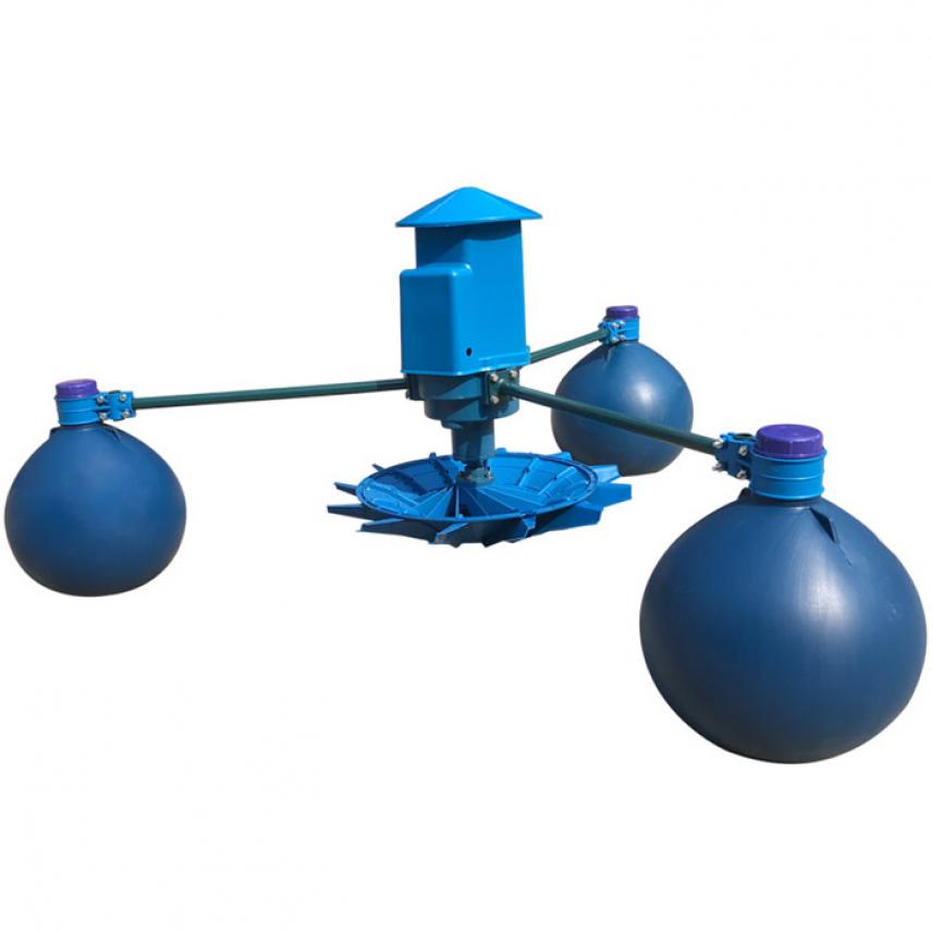 慧采增氧曝气机 三相增氧机 手动水泵