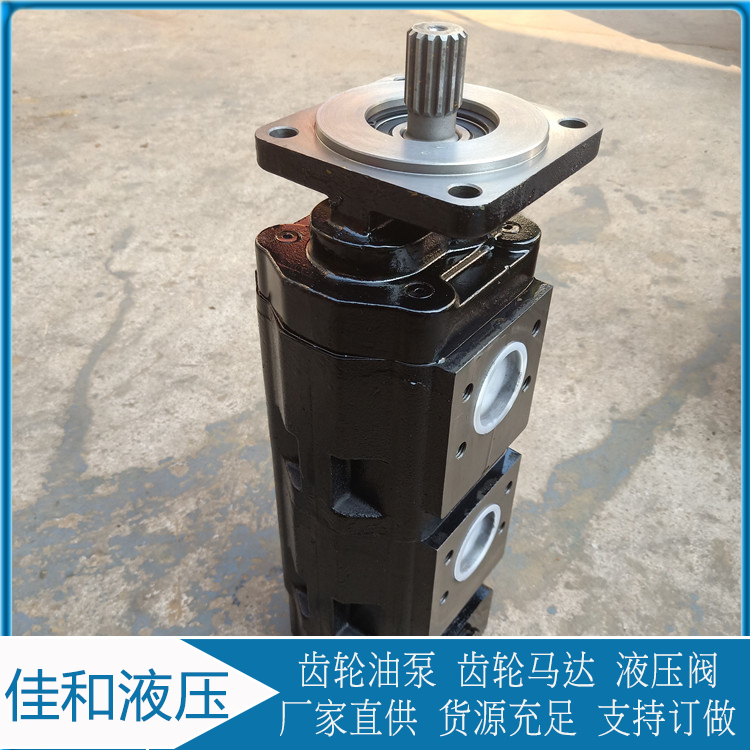 中联重科吊车三联齿轮泵 1010000010 佳和液压