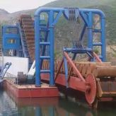 鼓动溜槽淘金船 水力选矿设备 生产安装