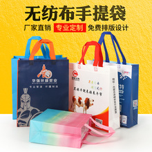 无纺布环保袋定做彩色覆膜手提袋订制外卖打包烤鸭袋现货印字logo 餐饮水果烧烤商用包装奶茶手提袋定制