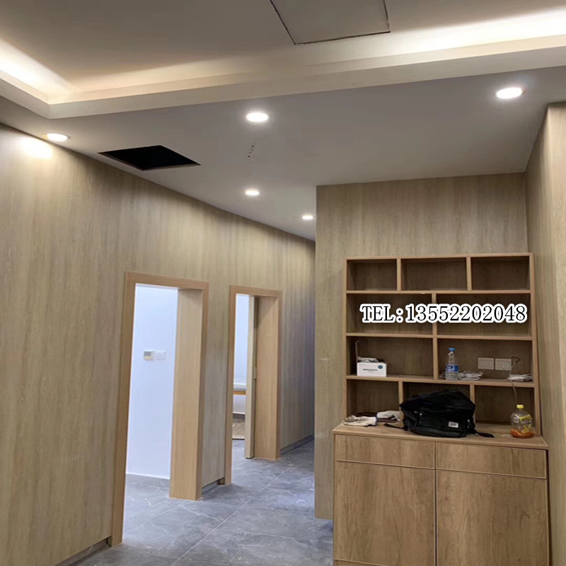 造型背景墙 木饰面 木纹贴膜壁纸 墙纸