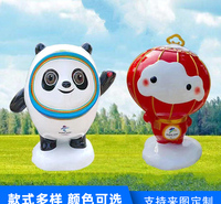 玻璃钢雕塑大型摆件IP吉祥物公仔造型企业形象厂家定制设计logo  定制企业吉祥物运动会卡通公仔