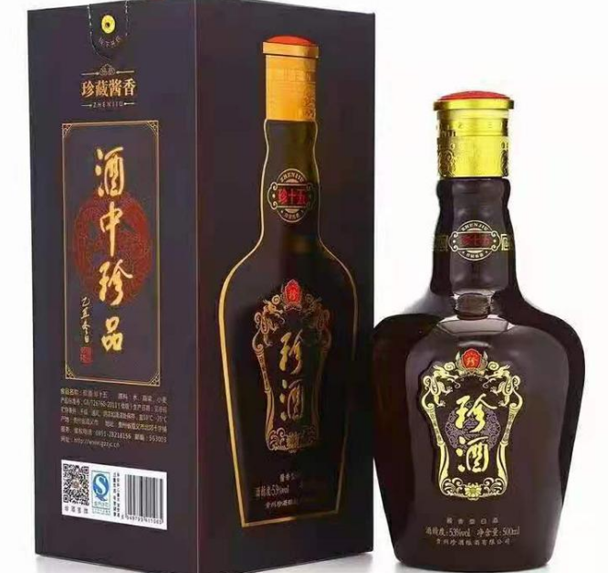 珍酒 珍十五 酱香型白酒 整箱装 53度500ml *6瓶 酒中珍品 珍藏酱香
