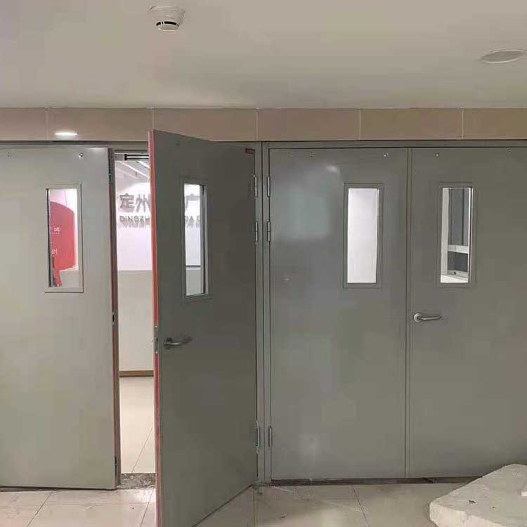 钢制防火门 隔音自由门 钢制平开防火门 惠尔门窗 服务贴心