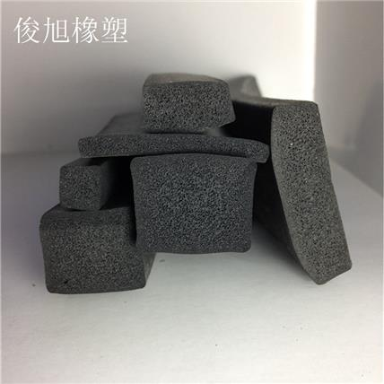 黑色方条船用防撞橡胶密封条电柜电箱三元乙丙发泡条海绵条5*2