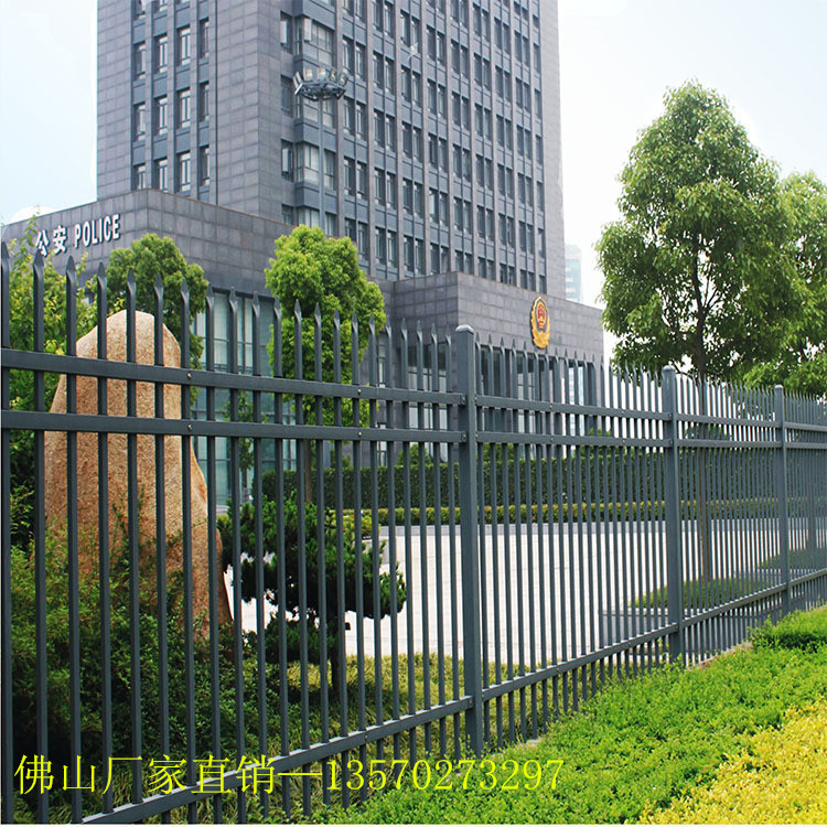 东莞厂房组装式锌钢围墙护栏定做 深圳车间隔离栏围墙按需定做