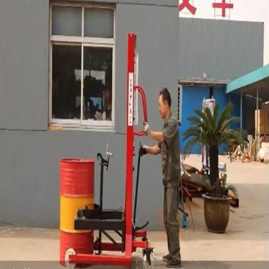 智冠油桶翻转夹 油桶搬运车油桶车 油桶堆车