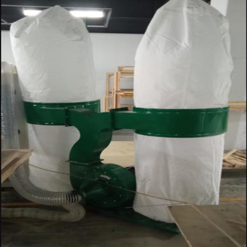 智冠木工开料机除尘双布袋 布袋式小型除尘机木工 除尘器