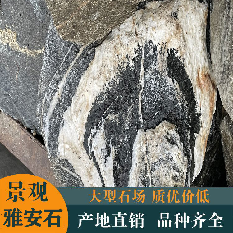 西安雅安石切片 雅安石直销 景观雅安石 点金园林雅安石批发