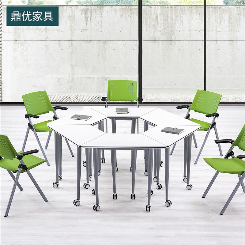 鼎优培训桌椅 录播室拼接桌椅 智慧教室桌椅定制