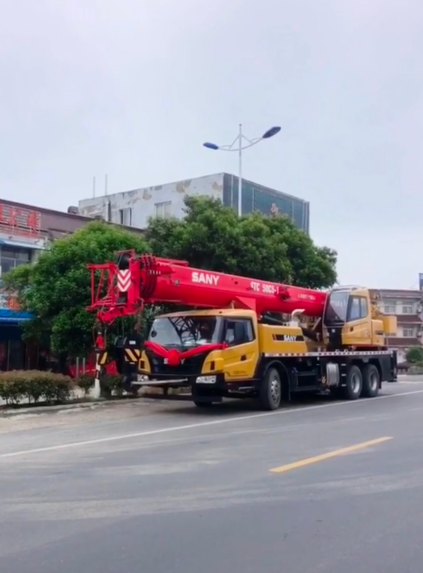 延安市8吨16吨25吨吊车出租 空调外机吊装价格 长短期租赁均可