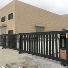 大量供应铝合金电动直线平移门　遥控段滑门定制厂家