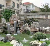 万吨黑山石产地批发，黑山石异形加工，风景石产地，黑山石价格，枯山石景观石