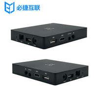 必捷互联 BJ60S无线投屏 2路同屏 支持2.4G+5G双频无线连接 4K高清显示 AP热点覆盖