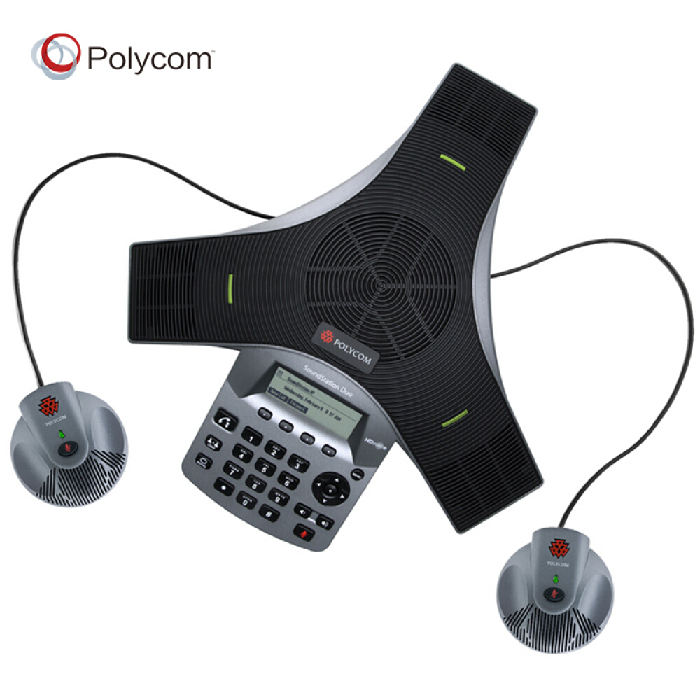 宝利通polycom PSTNIP双模视频会议系统终端 Duo套装八爪鱼高保真全向麦克风
