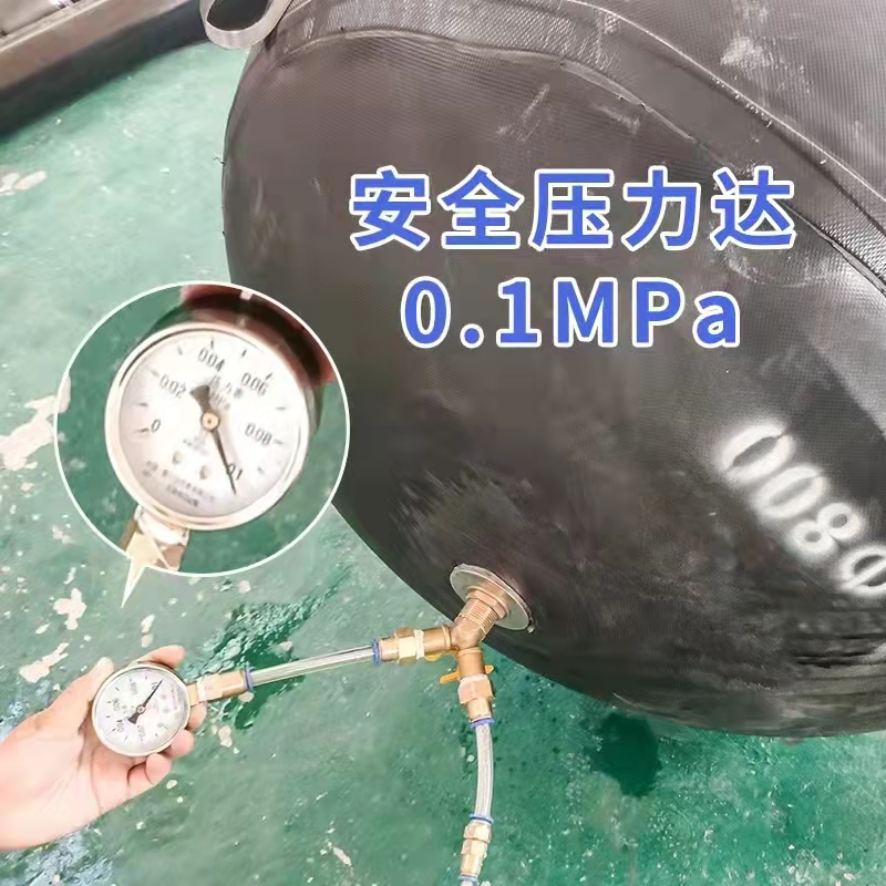 堵水气囊 闭水试验气囊 市政污水雨水管道封堵水气囊 闭水实验试漏堵漏充气加厚橡胶气囊