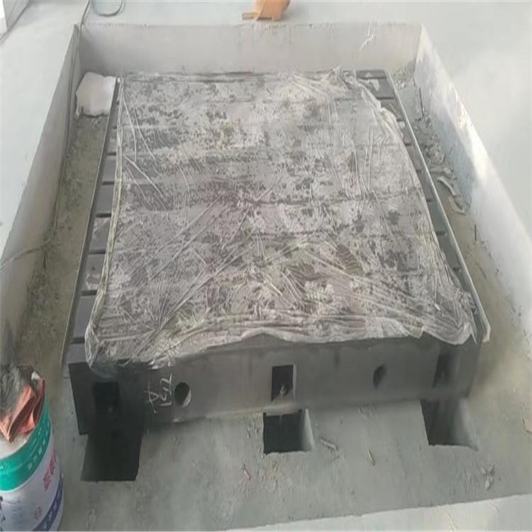 机器人地基建设 铸铁地平台 春天机床支持定制 T型槽工作台