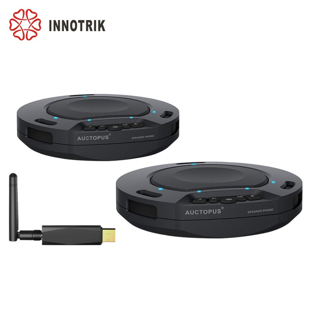  音络 INNOTRIK 视频会议全向麦克风 2.4G无线级联 一拖二 I-33W音络 INNOTR