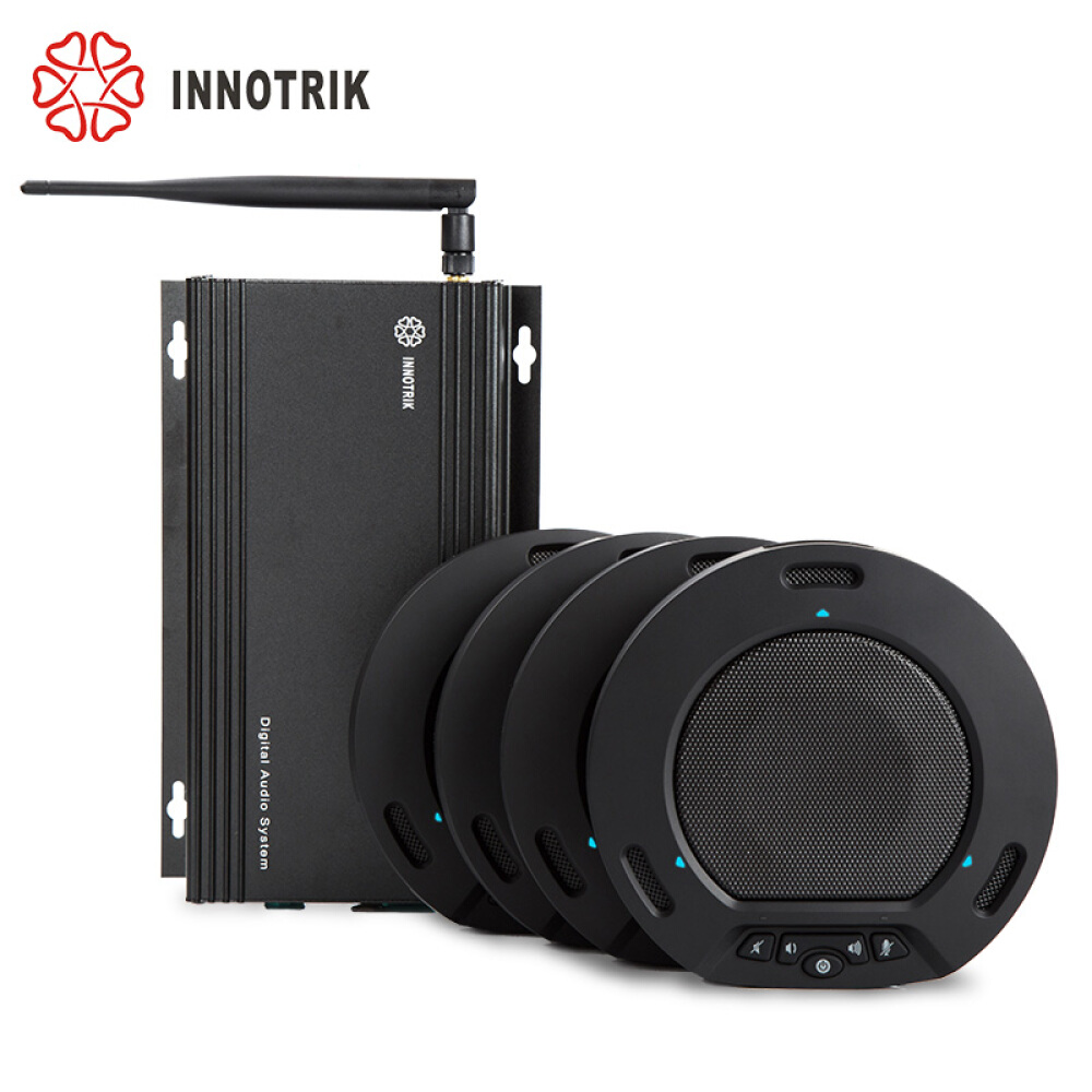 音络(INNOTRIK)视频会议全向麦克风 DAS-600四麦克风无线级联
