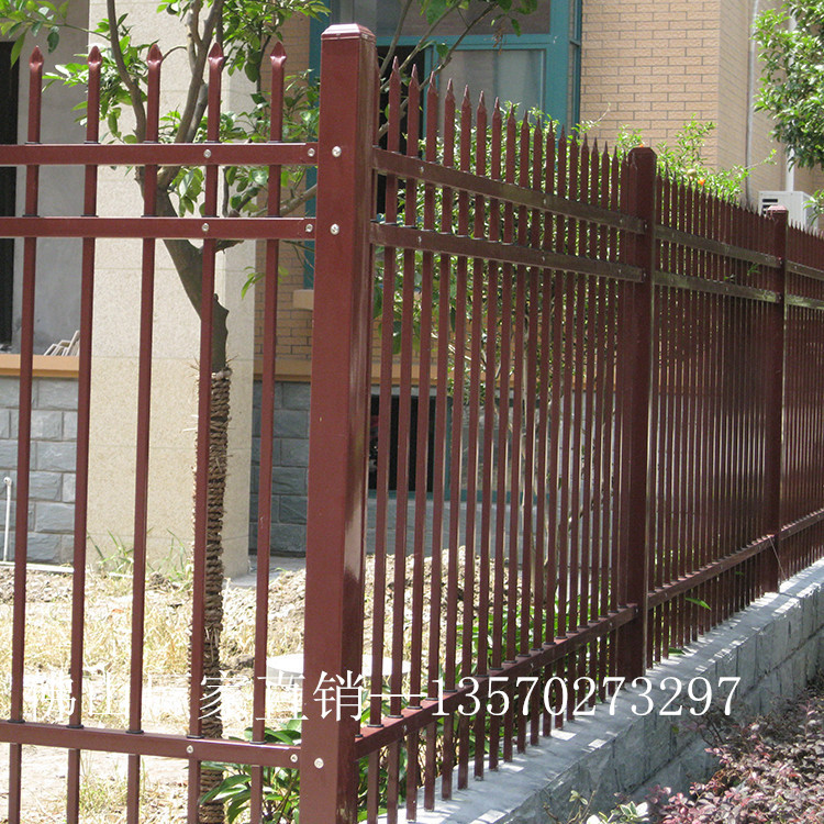 生产组装式锌钢护栏厂家 三横栅栏 惠州住宅区铁艺围栏报价